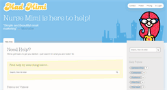 Desktop Screenshot of help.madmimi.com