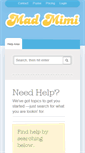 Mobile Screenshot of help.madmimi.com