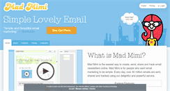 Desktop Screenshot of madmimi.com